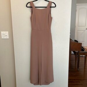Wilfred x Aritzia Ecoulement wide leg jumpsuit tan size 6
